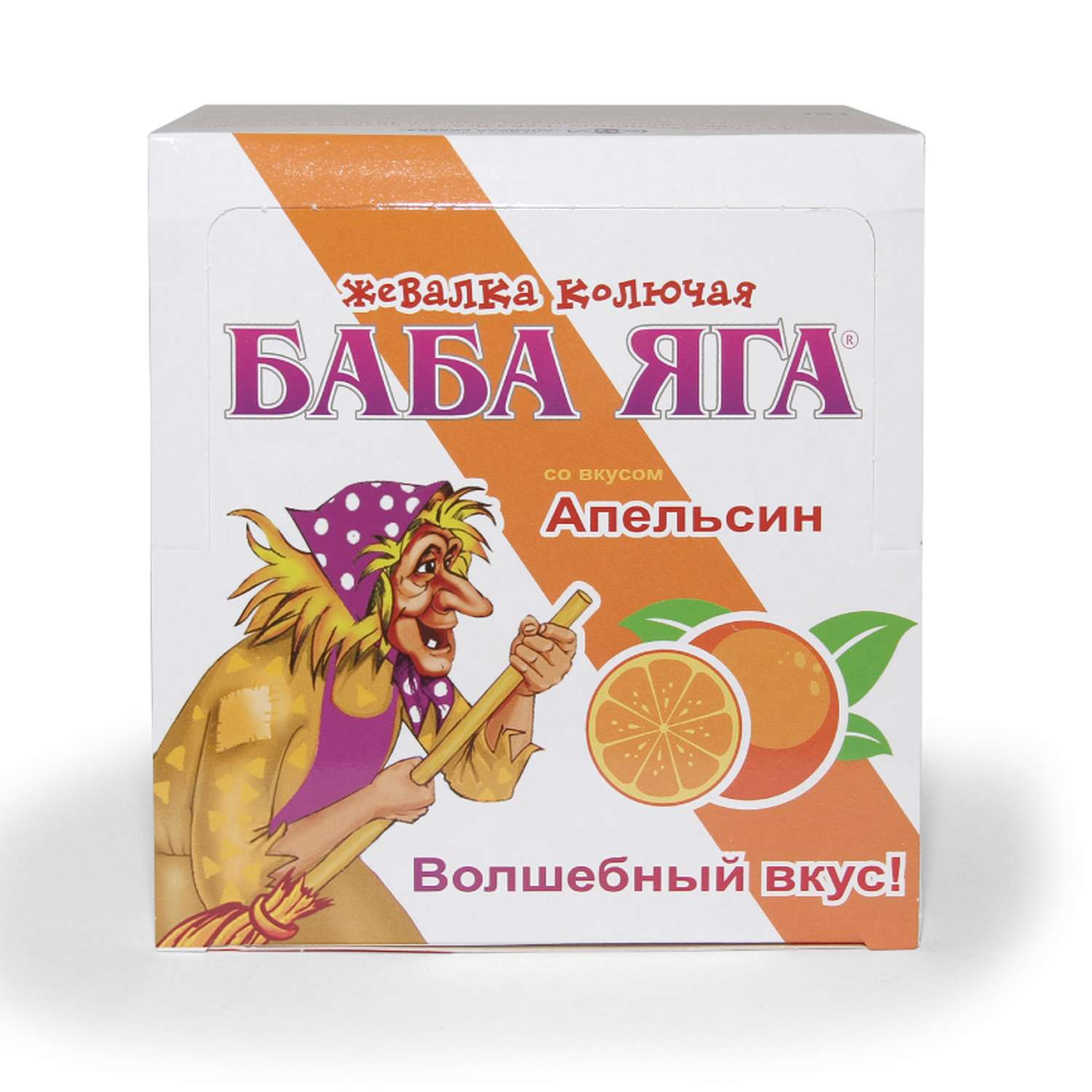 Жевательная конфета Сладкая сказка Баба Яга апельсин 11 г х 48 шт - фото 5