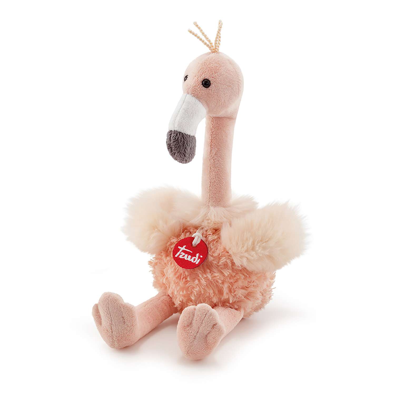 Мягкая игрушка TRUDI Кудрявый Фламинго 17x25x20см - фото 1