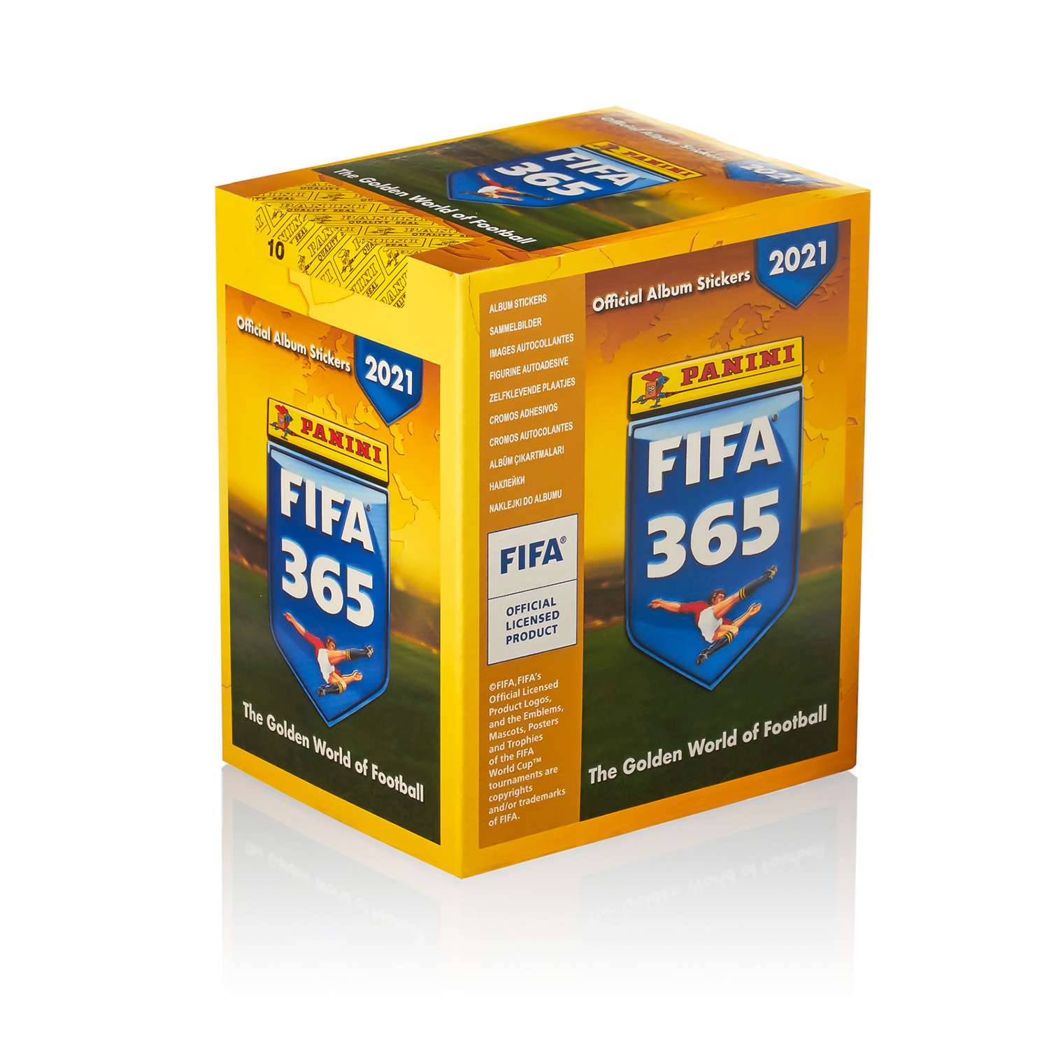 Бокс с наклейками Panini 50 пакетиков FIFA 365 2021 - фото 2