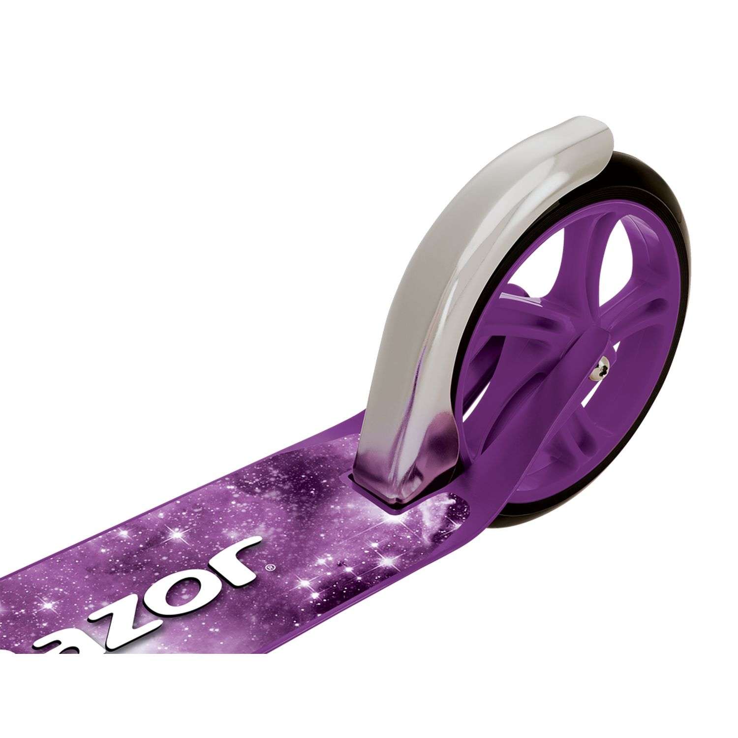 Самокат RAZOR A5 Lux фиолетовый - городской складной лёгкий для детей и взрослых - фото 5