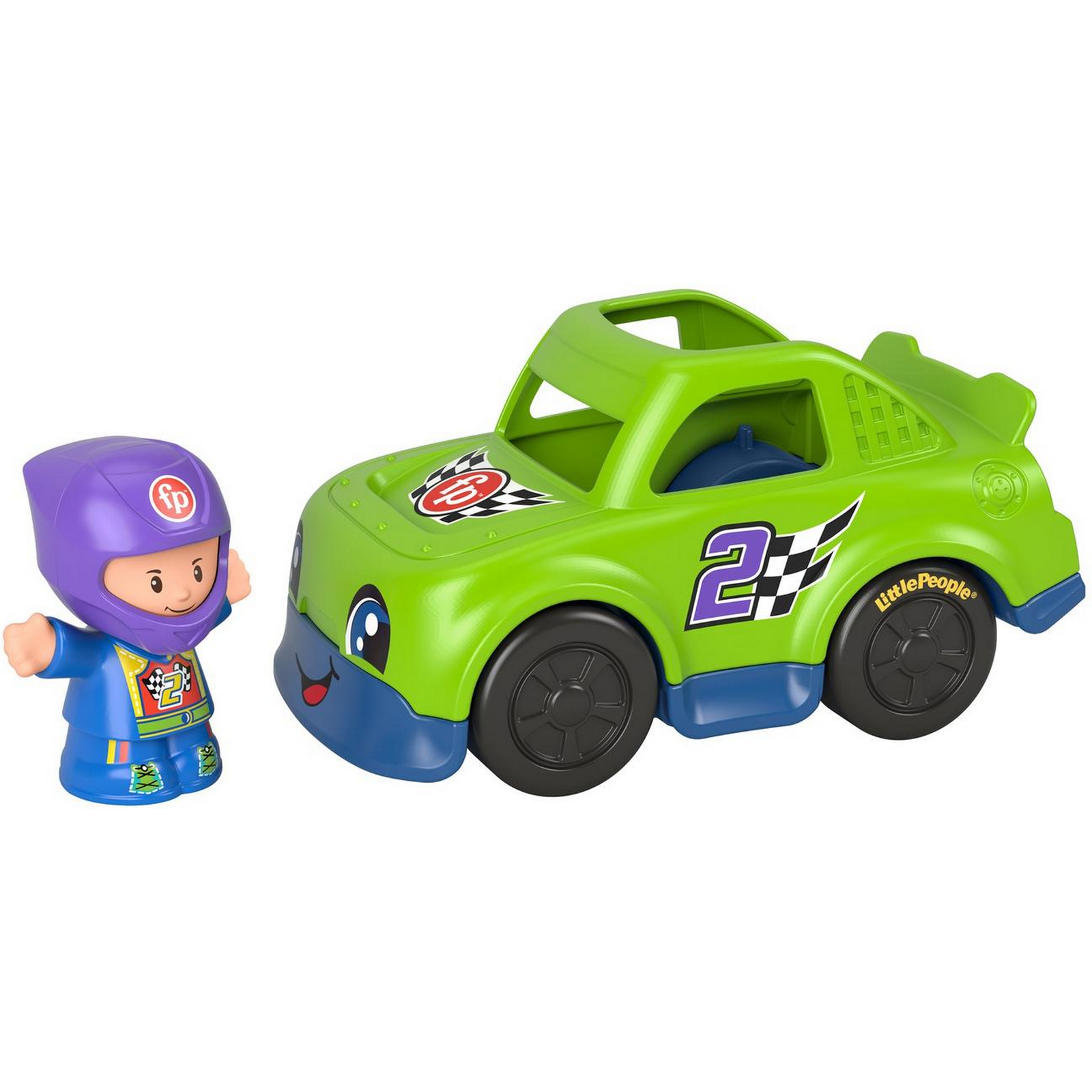 Игрушка Fisher Price Гоночный автомобиль с фигуркой GTT71 - фото 5