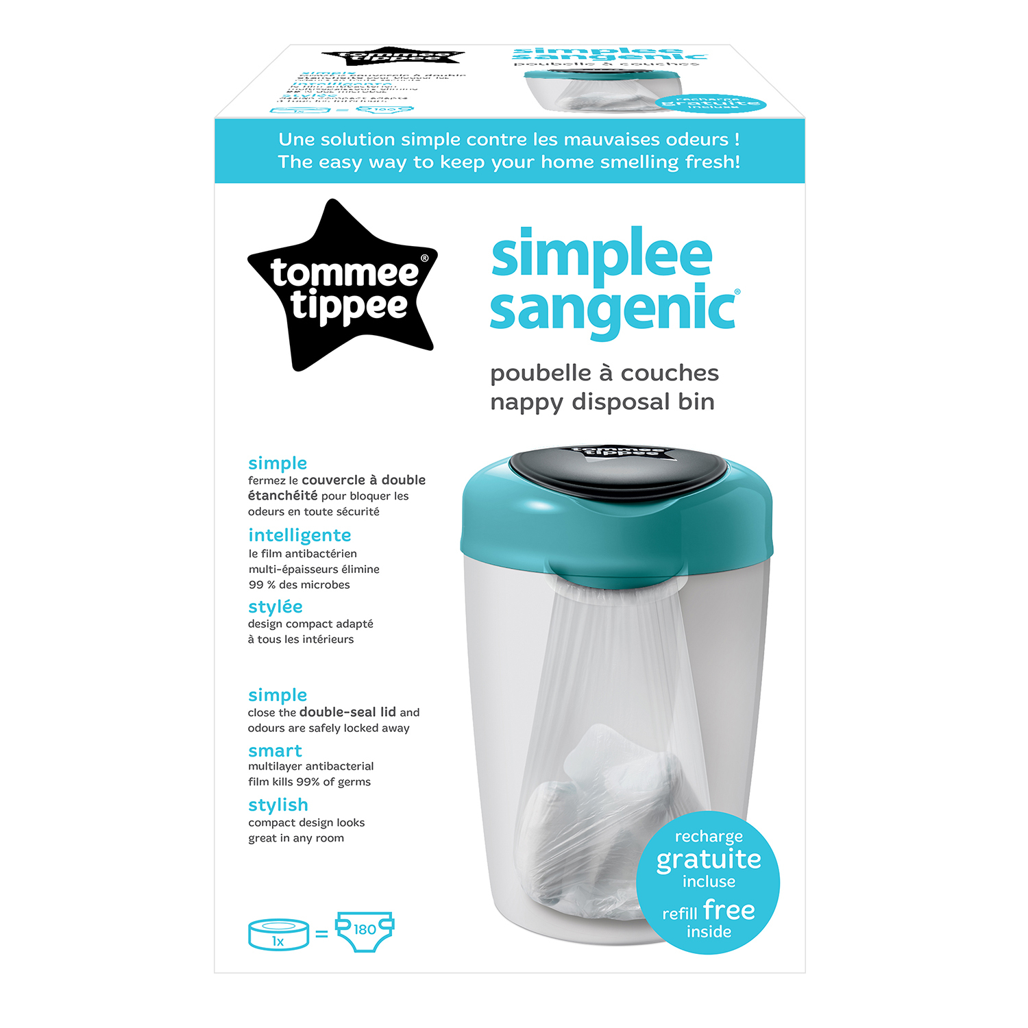 Утилизатор Tommee tippee Simplee Голубой 87004102 - фото 2