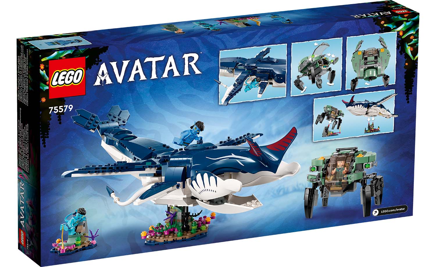 Конструктор LEGO Avatar «Тулкун Паякан и Крабсьют» 761 деталь 75579 - фото 12