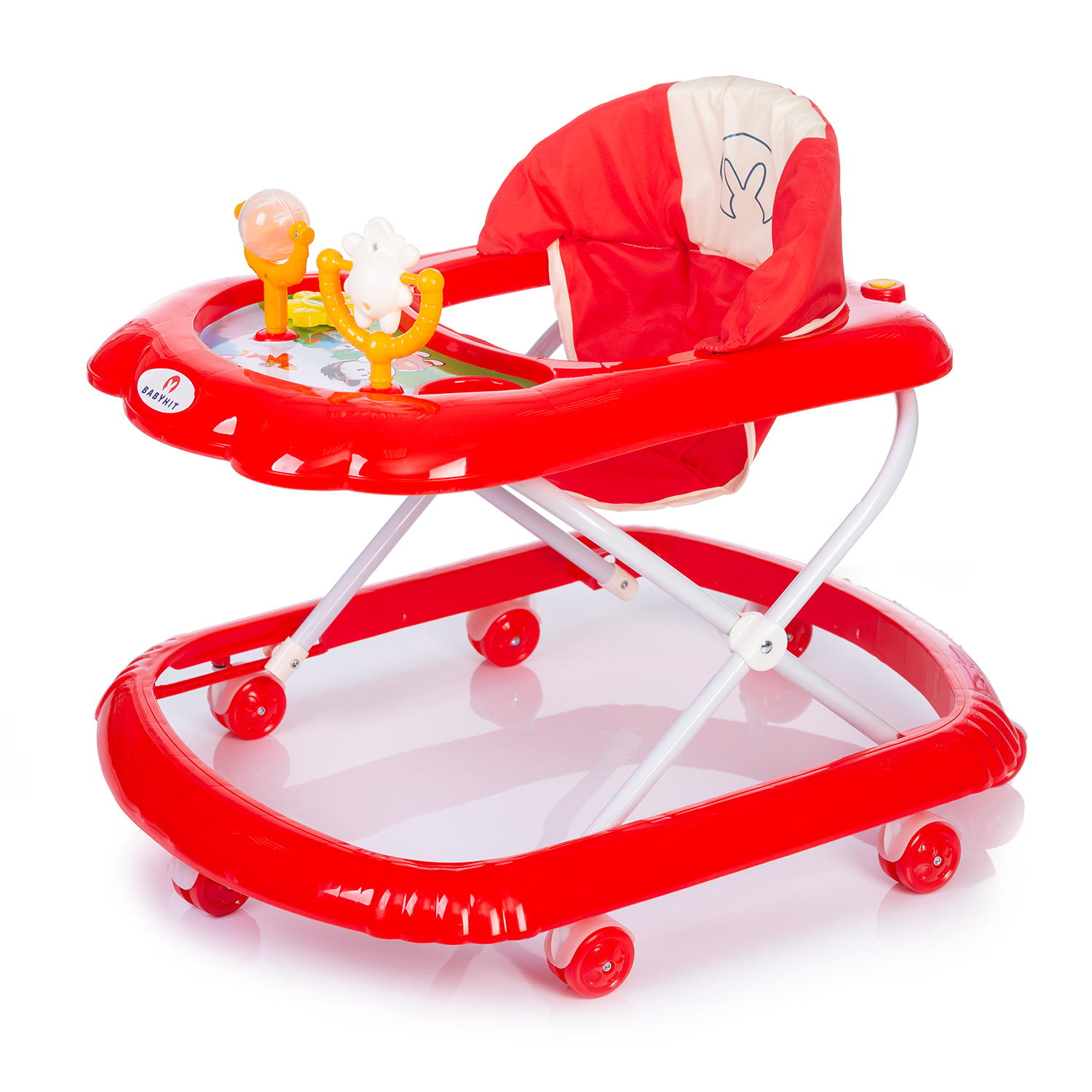 Ходунки детские Babyhit Funny Walk Red - фото 1