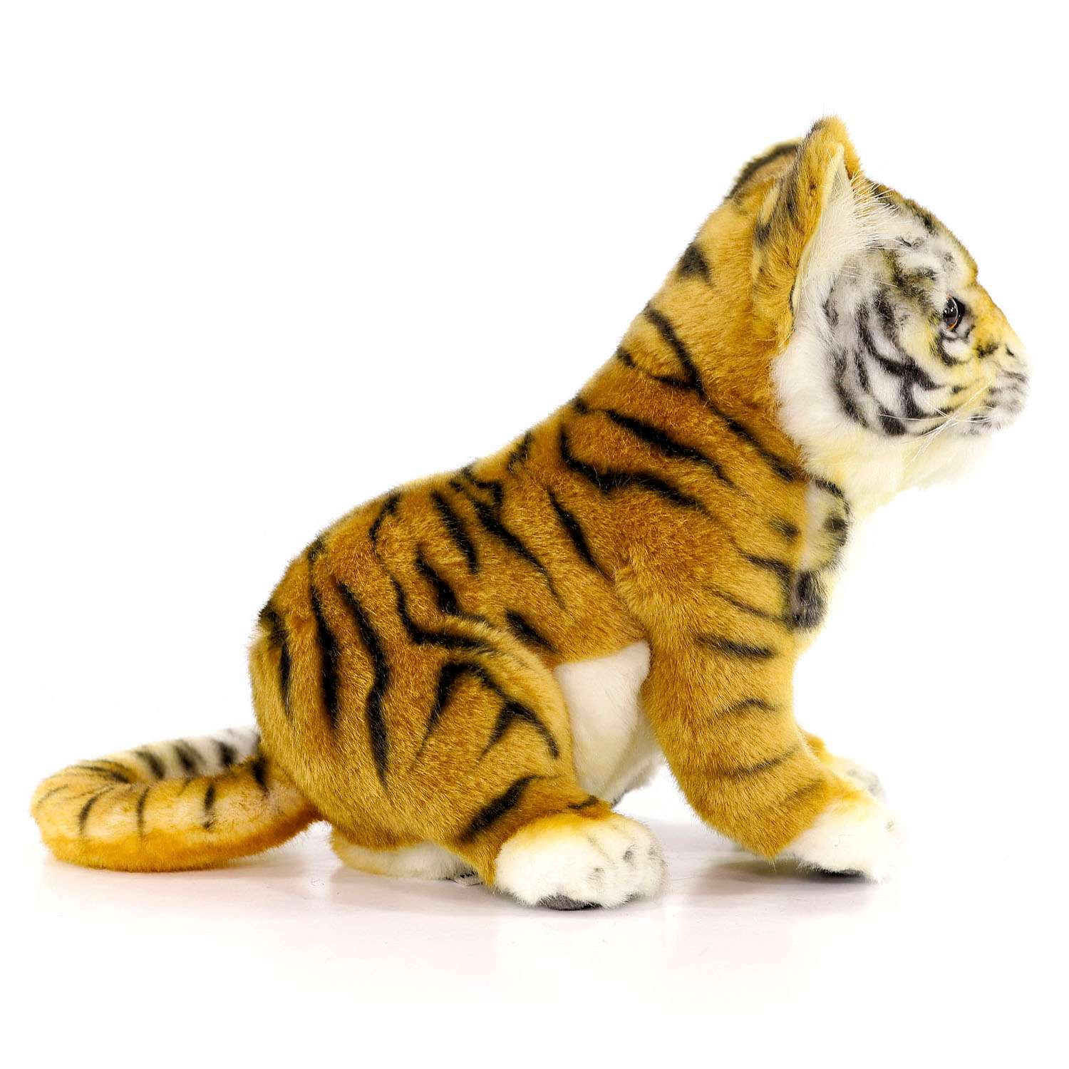 Реалистичная мягкая игрушка HANSA Тигр амурский детёныш 26 см - фото 7