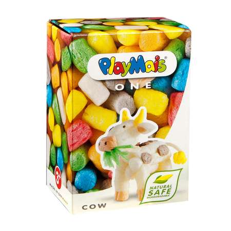 Набор для творчества PlayMais Кукурузный конструктор Первый - Корова 160038