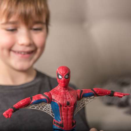 Интерактивная фигурка Человек-Паук (Spider-man) Человека-Паука 30 см со звуковыми и световыми эффектами