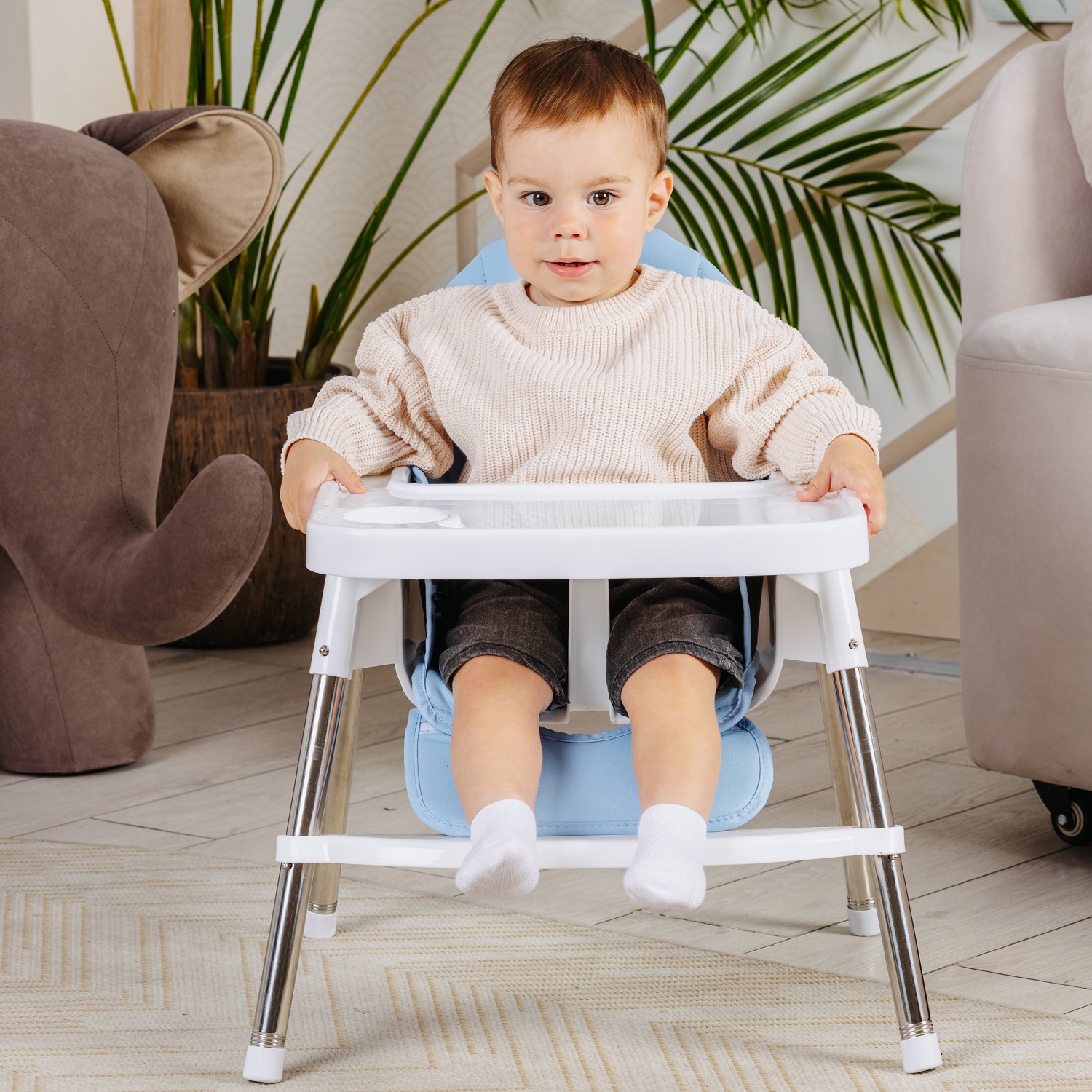 Стульчик для кормления BabyCare Kean классический - фото 14