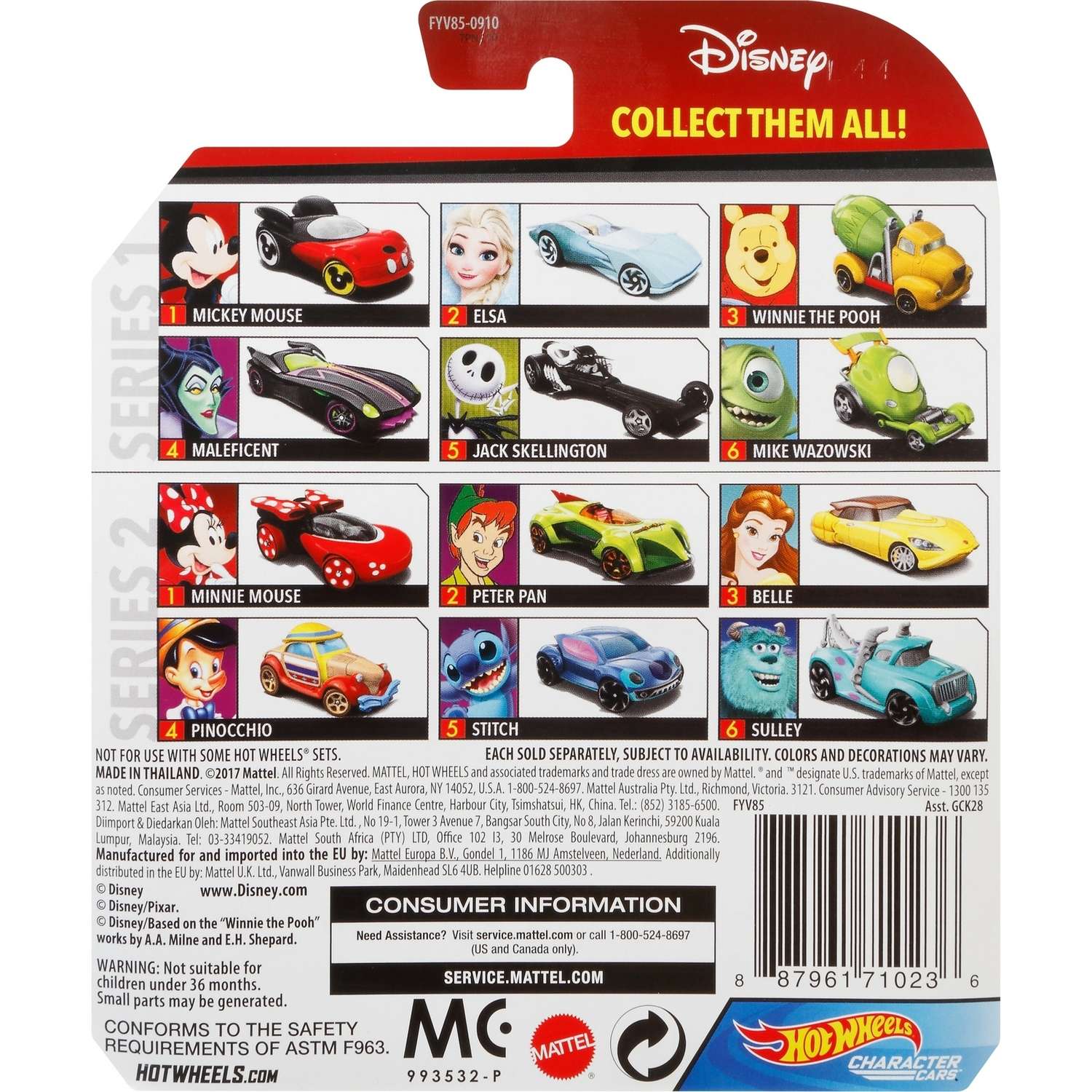 Машинка Hot Wheels Character cars в ассортименте GCK28 GCK28 - фото 34