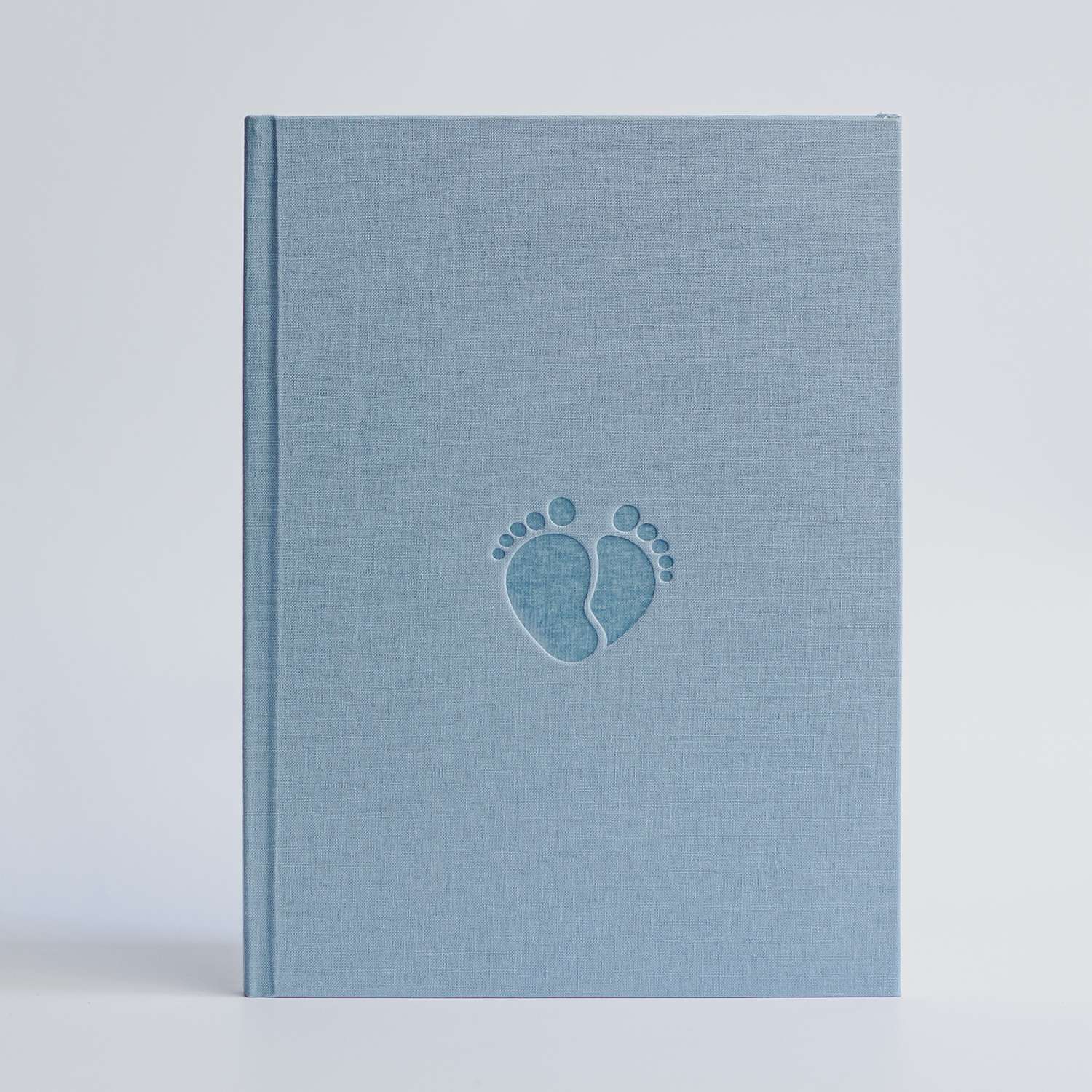 Фотоальбом-дневник Moms Book Первый альбом малыша. Серо-голубой. Для мальчика. Текстиль - фото 1