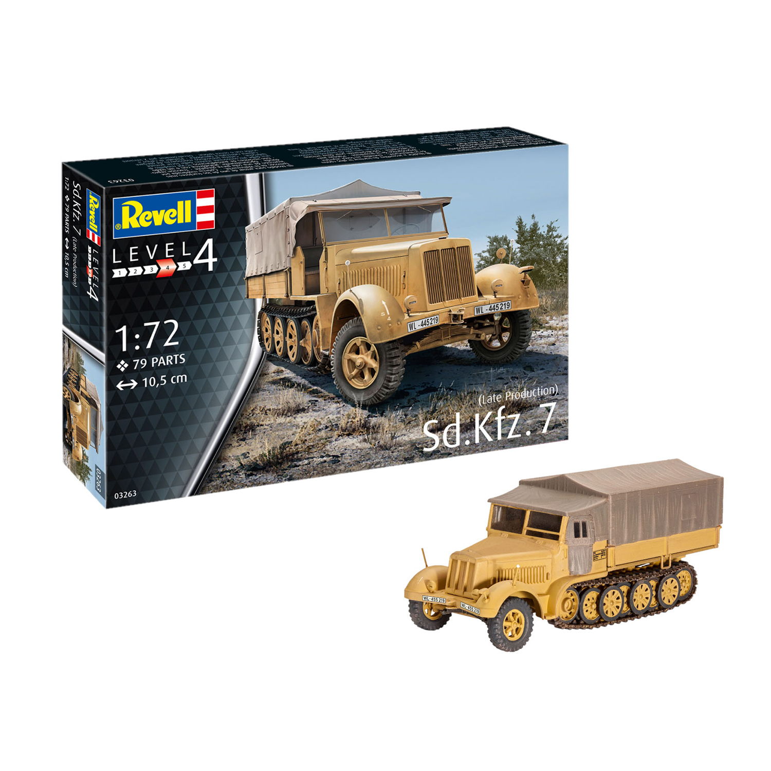 Сборная модель Revell Полугусеничный тягач Sd Kfz 7