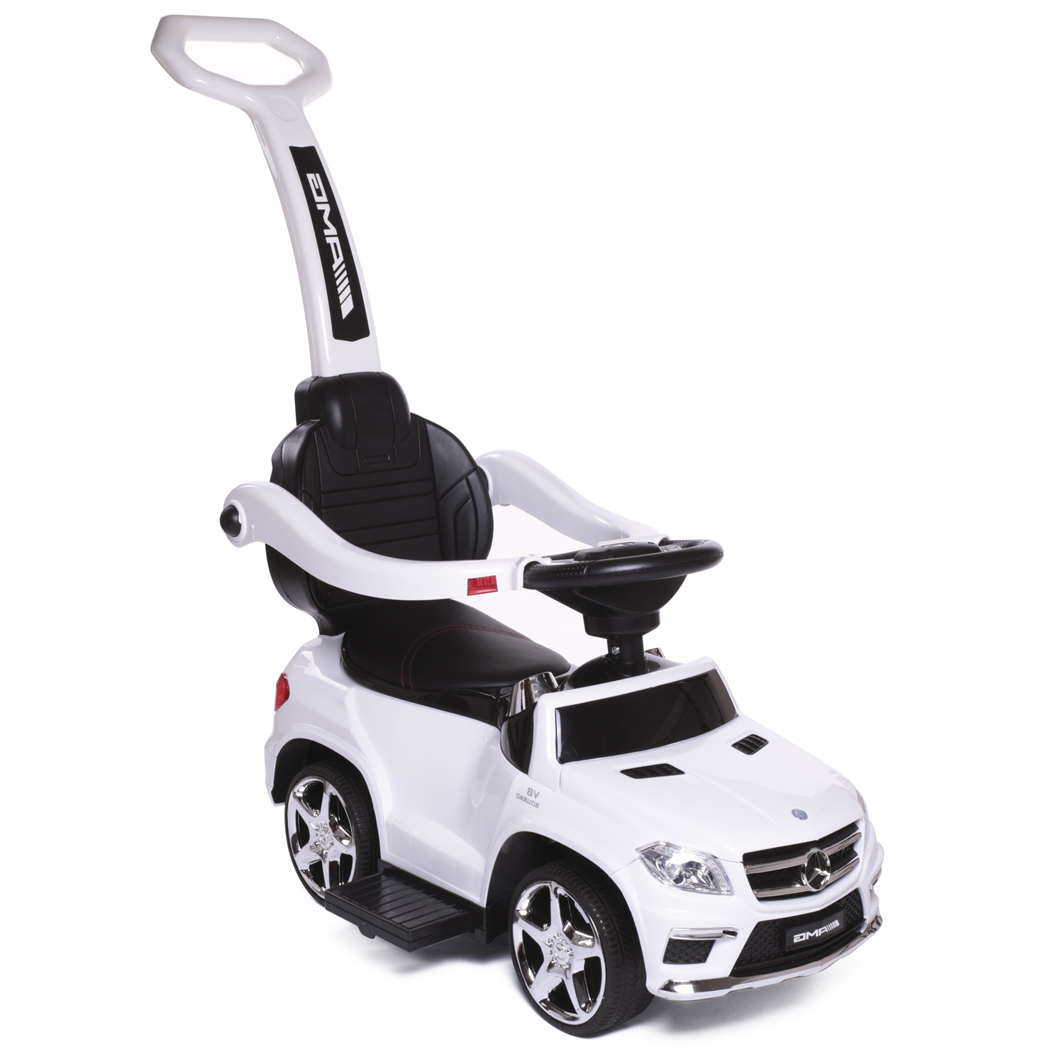 Каталка BabyCare Mercedes-Benz копия модели GL 63 AMG Белый - фото 1