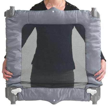 Барьер складной Safety 1st Защитный с сумкой-переноской 71-93 см Темно-серый