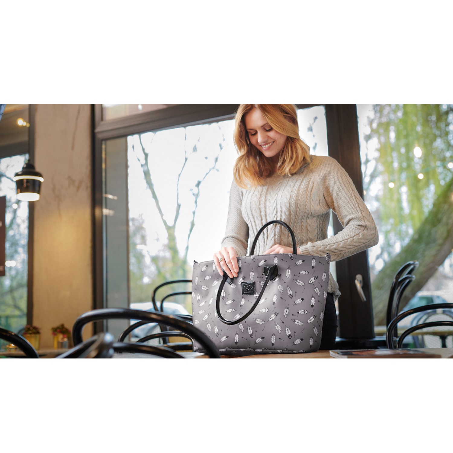 Сумка Kinderkraft для мамы Mommy Bag Grey KKAMBAGGRY0000 - фото 11