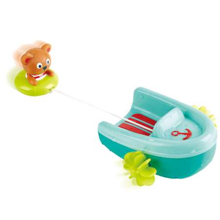 Игрушка для купания HAPE Мишка на тюбинге