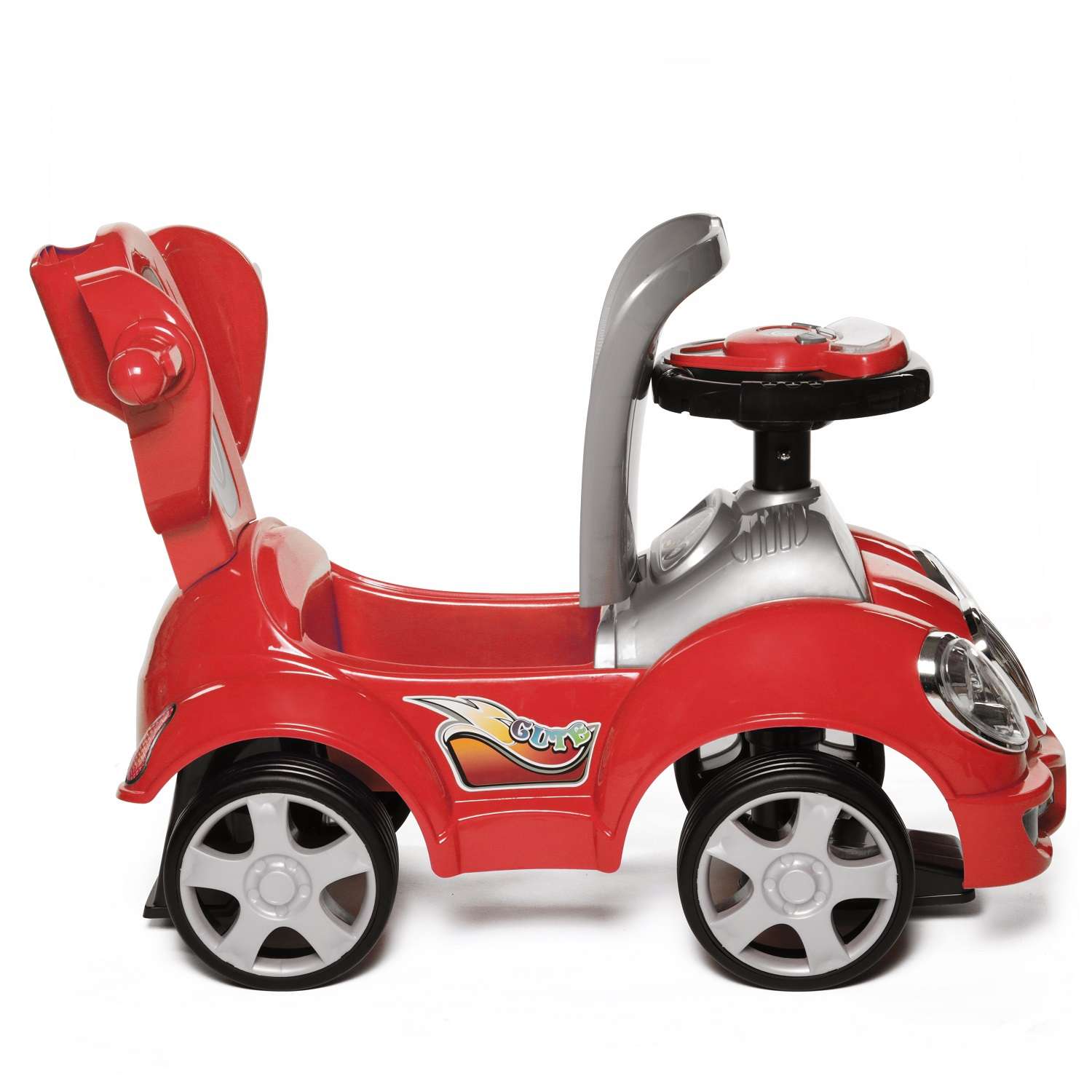 Каталка BabyCare Cute Car  резиновые колёса  - фото 5