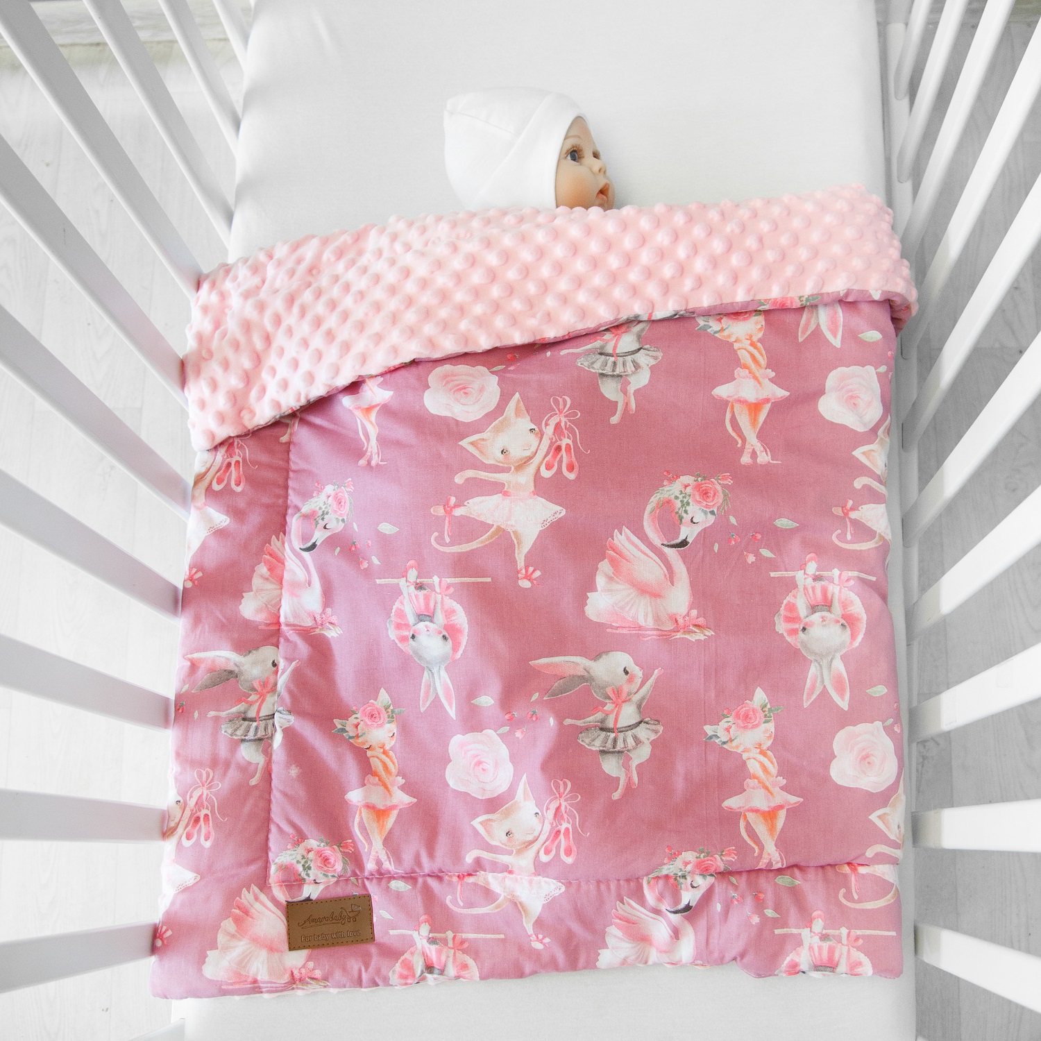 Плед Amarobaby Растем Вместе Нежный Танец Розовый - фото 5