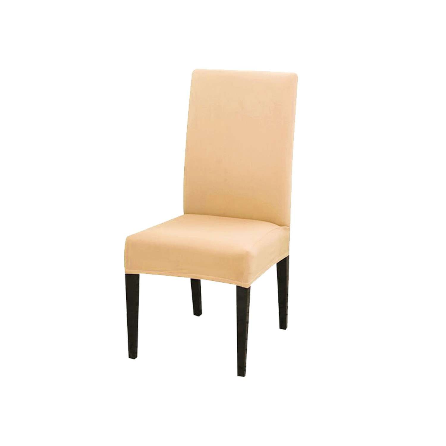 Чехол на стул LuxAlto Коллекция Jersey светло-бежевый - фото 1