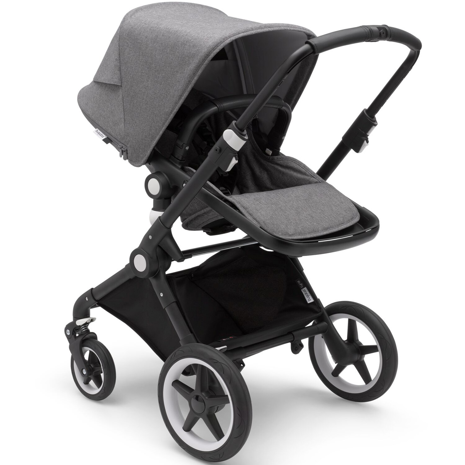 Коляска 2в1 Bugaboo Lynx Complete Black-Grey melange-Grey melange 230343GM01 - фото 7