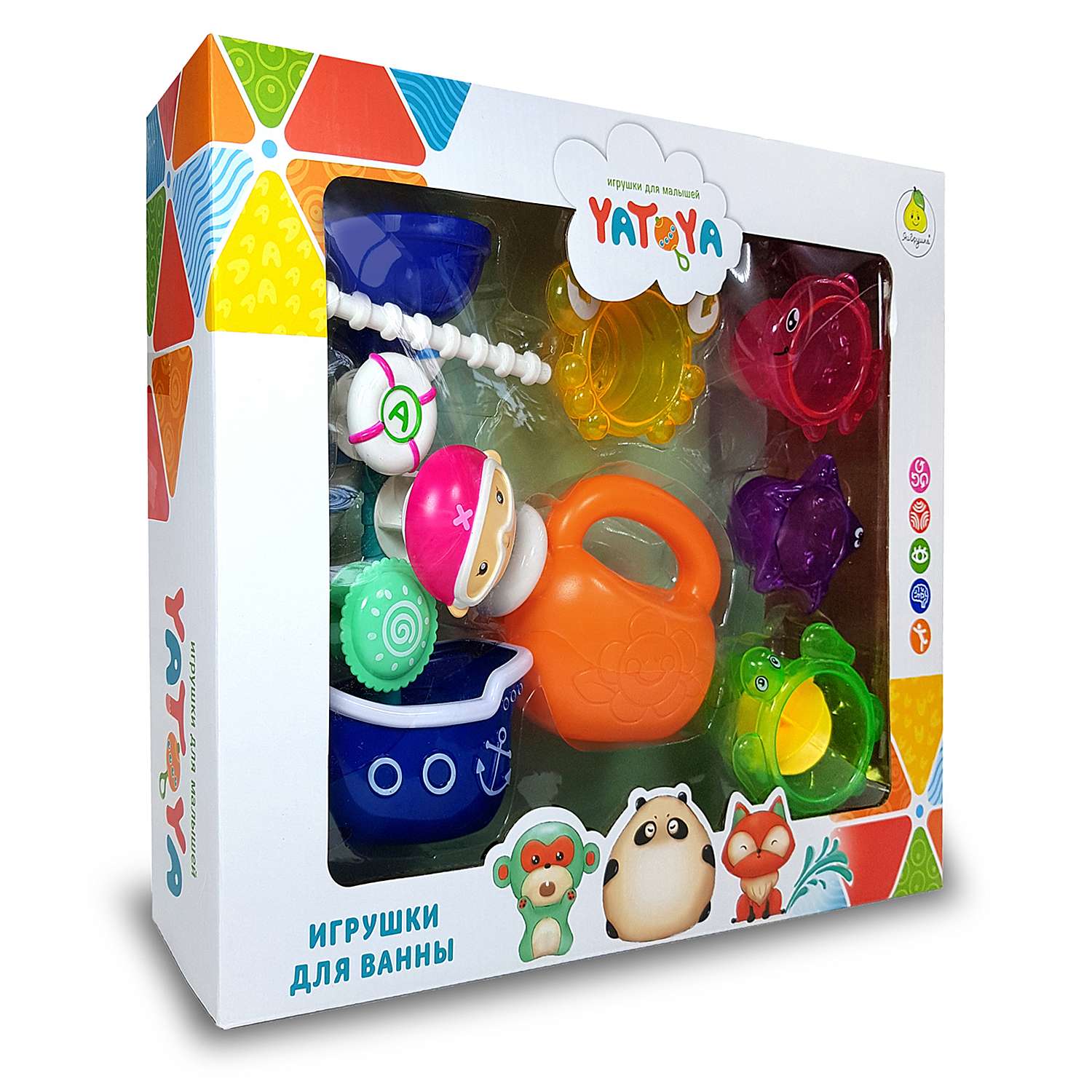 Набор игрушек для ванной Yatoya Пират 6предметов 12307 - фото 3