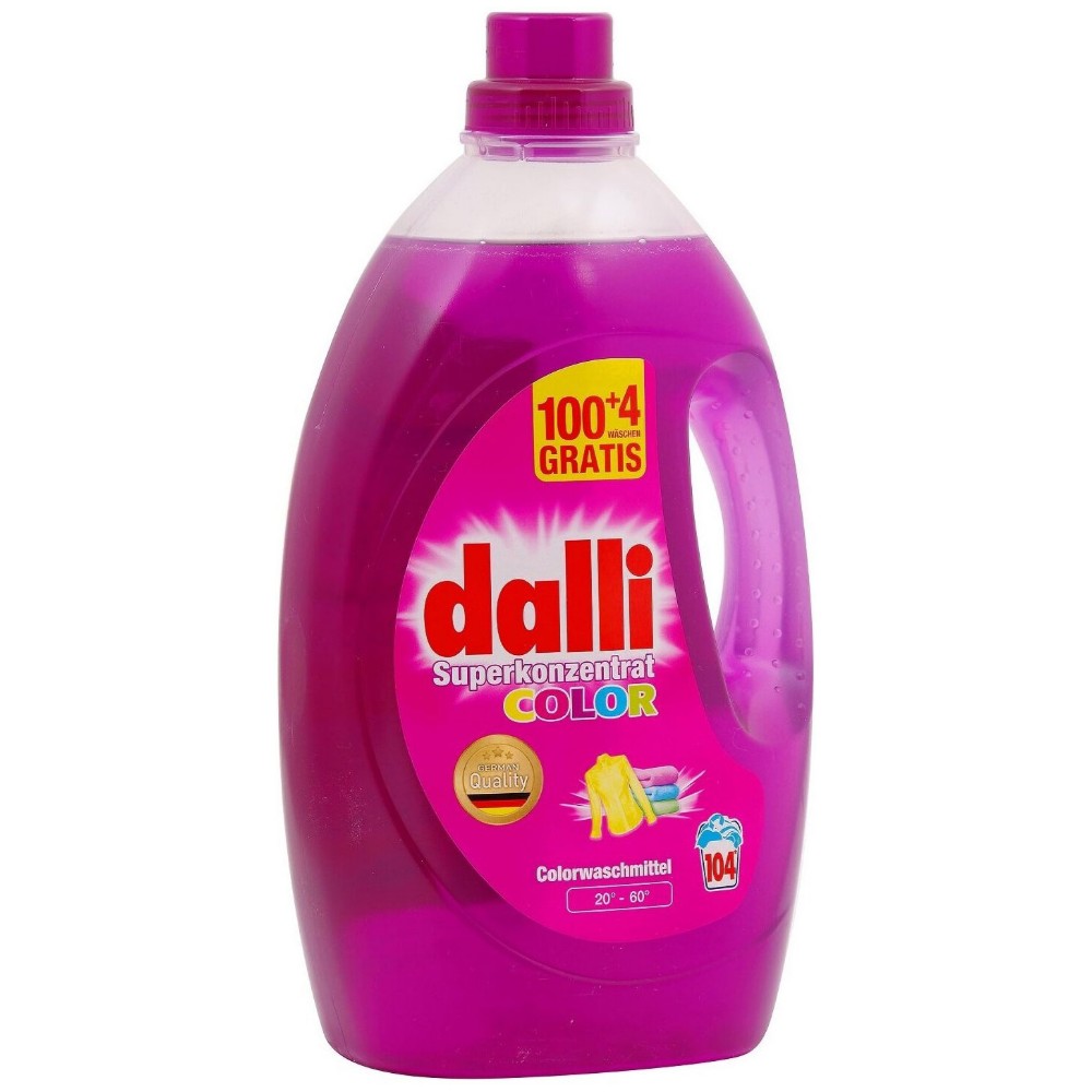 Жидкость для стирки DALLI Color для стирки цветного белья 3.65л 104 стирки - фото 2