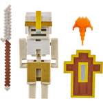 Фигурка Minecraft Подземелье Скелет-стражник малая с аксессуарами GNC26