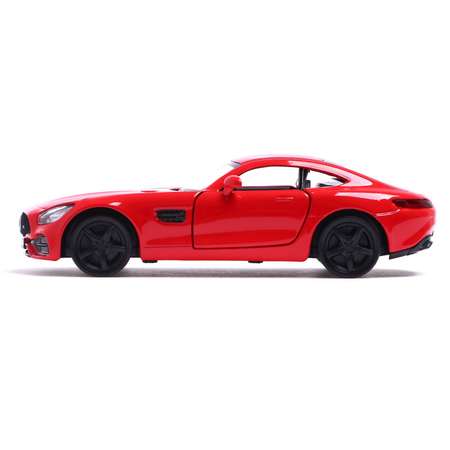 Машина Автоград металлическая MERCEDES-AMG GT S 1:32 открываются двери инерция цвет красный
