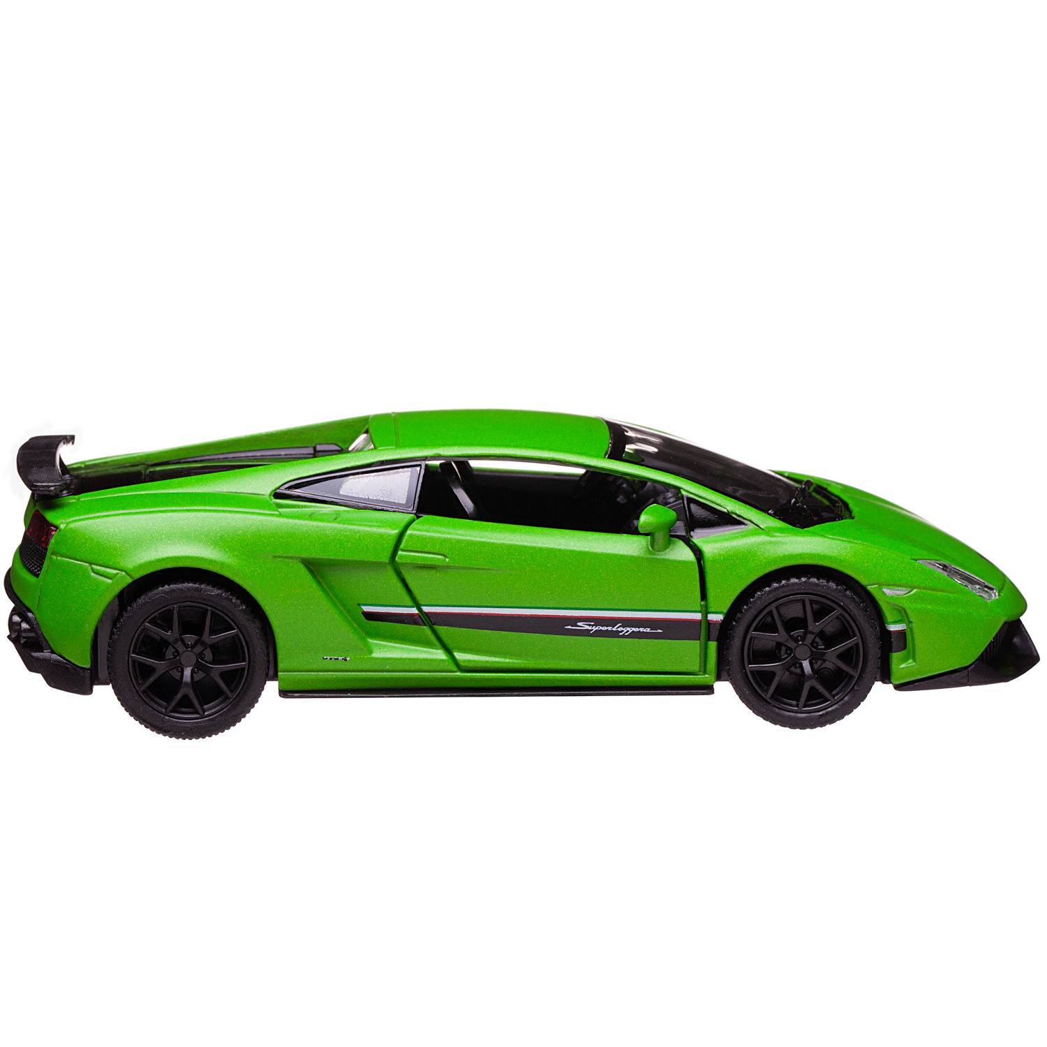 Автомобиль Uni-Fortune Lamborghini 1:32 инерционный зеленый 554998M(A) - фото 4