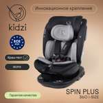 Автокресло Kidzi SPIN PLUS 360 i-SIZE Isofix 0+/1/2/3 (0-36 кг)