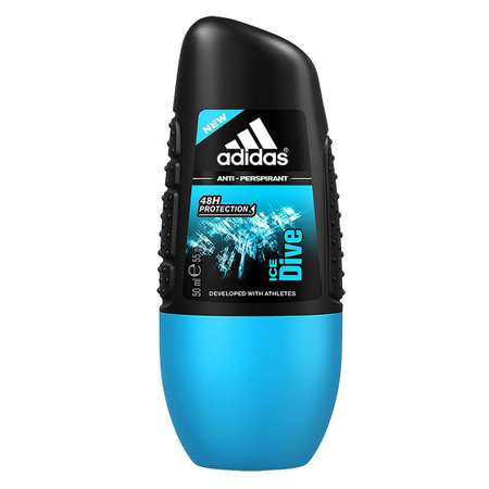 Дезодорант-антиперспирант Adidas шариковый мужской Ice Dive 50мл