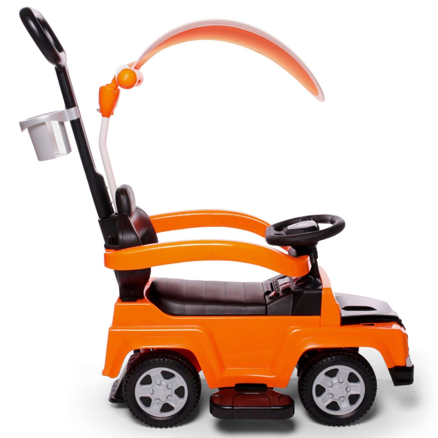 Каталка BabyCare Stroller оранжевый - фото 2