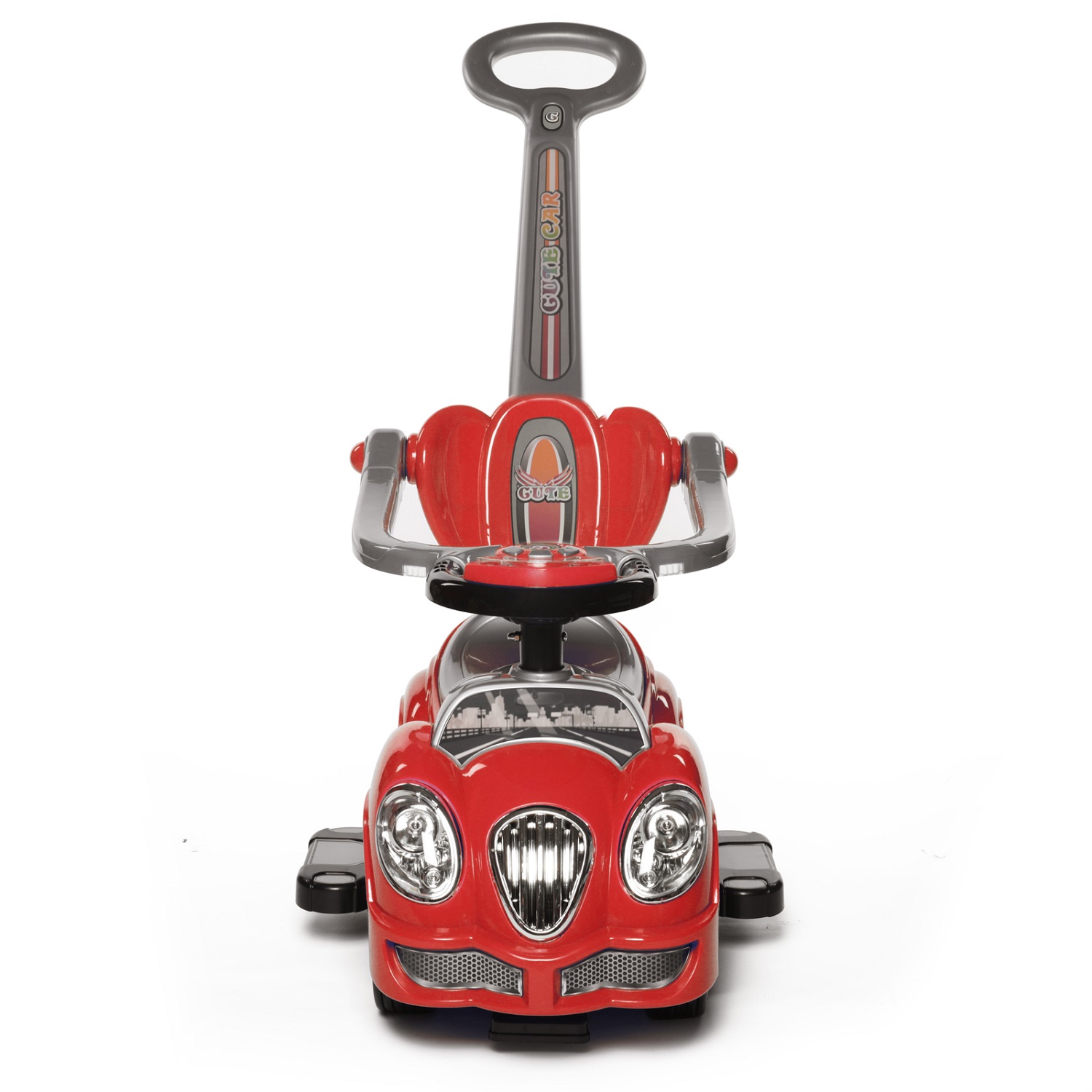 Каталка BabyCare Cute Car резиновые колёса - фото 8