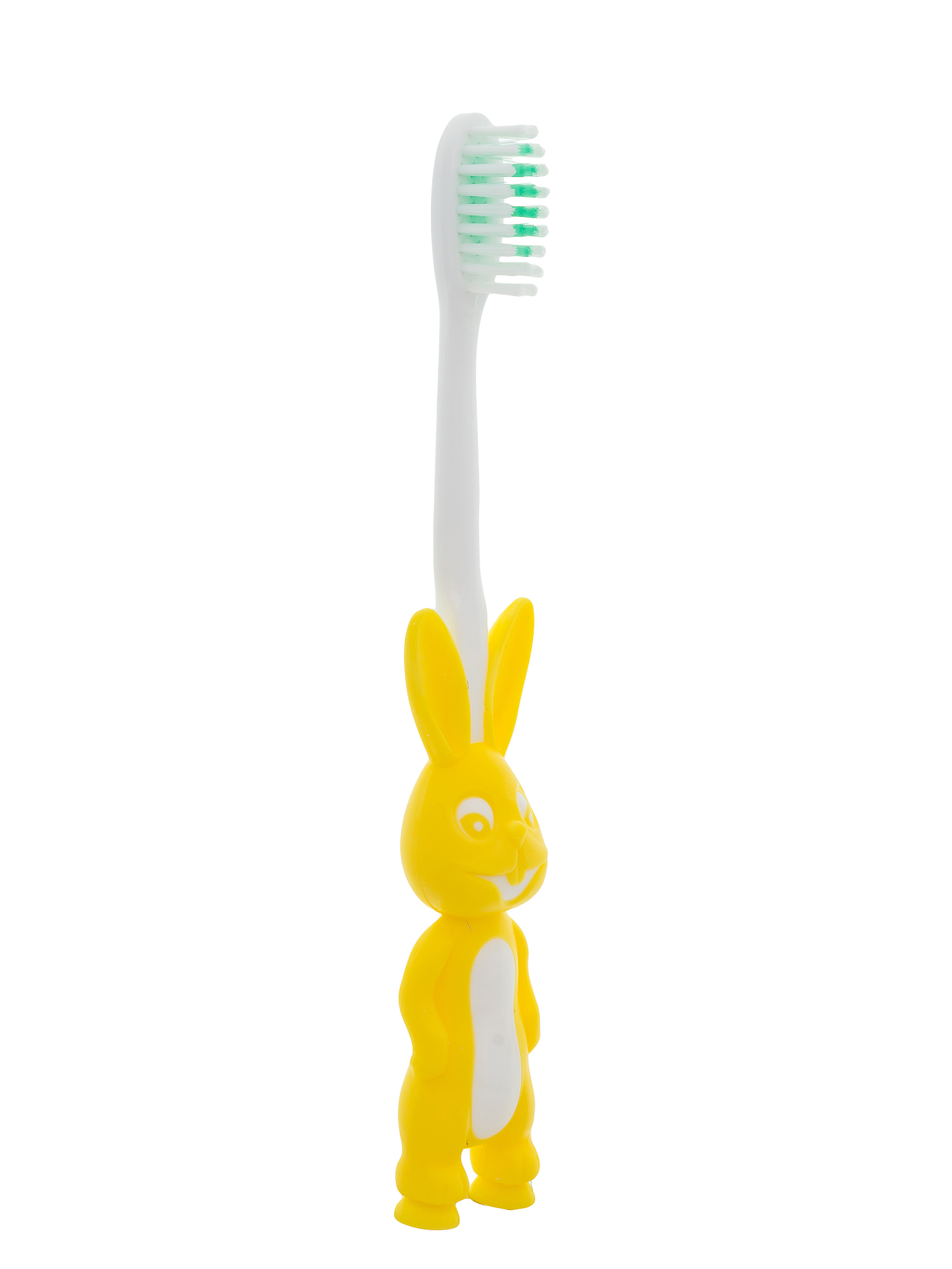 Зубные щетки детские Hi Dent Bunny мягкая с колпачком 7-10лет желтая 2шт - фото 7