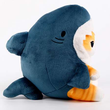 Мягкая игрушка Sima-Land «Котик-акула» 35 см