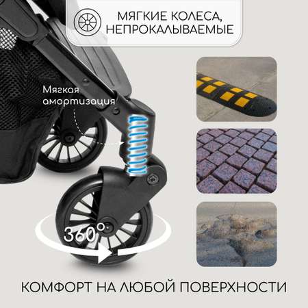 Прогулочная коляска AmaroBaby Voyager синий