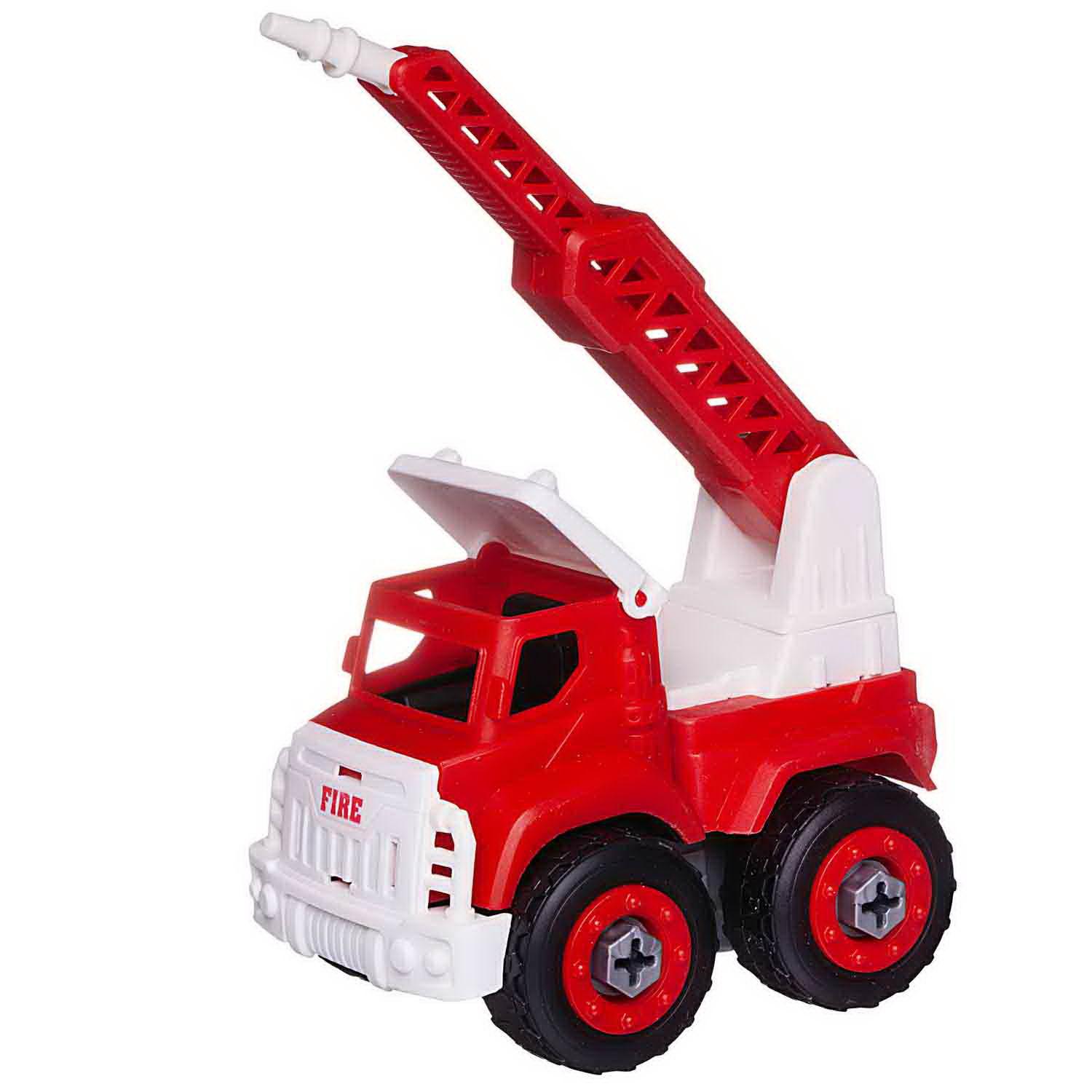 Пожарная машина Abtoys конструктор без механизмов C-00432 - фото 4