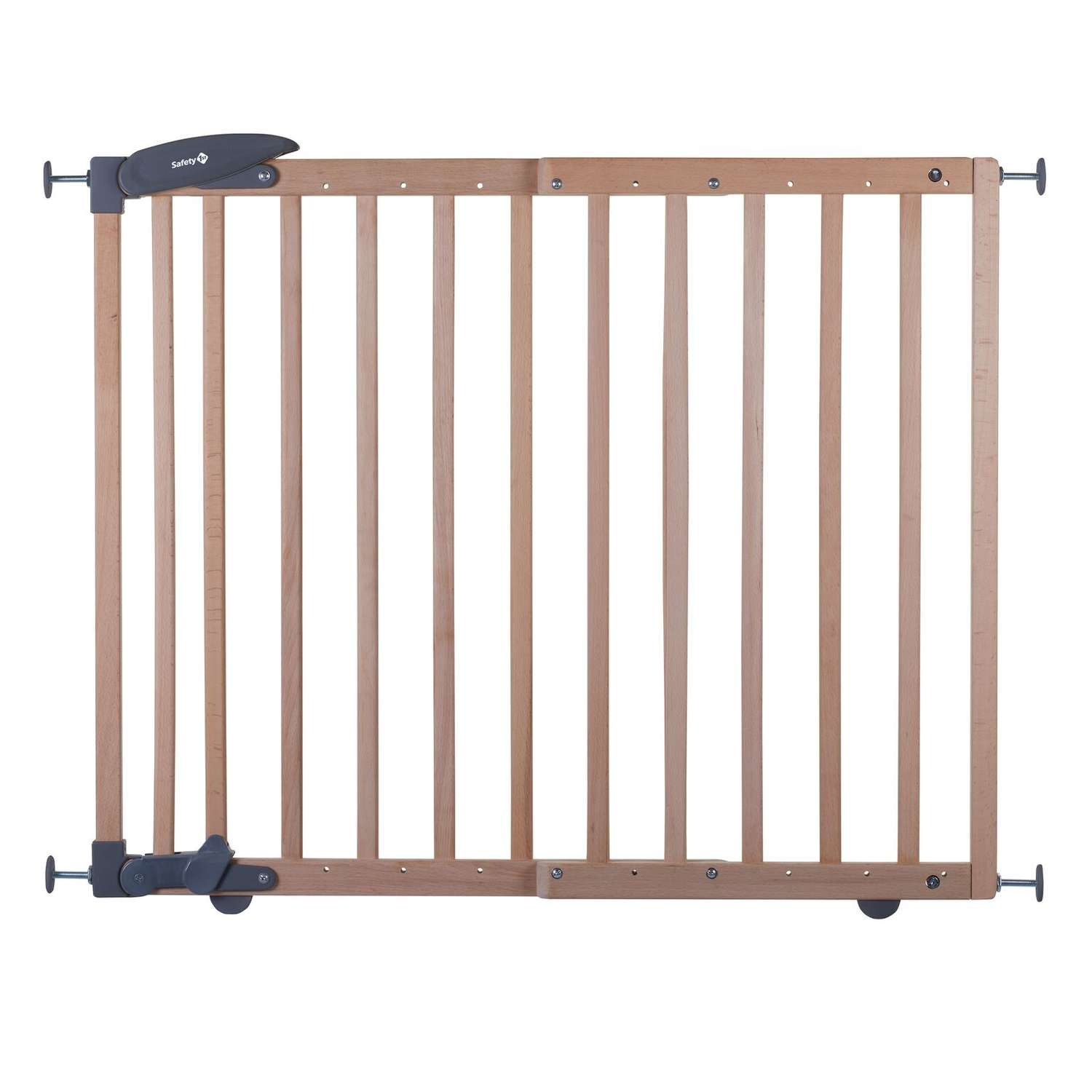 Ворота безопасности Safety 1st Металлические Dual Install Extending Wood 69-106 см Бежевый - фото 1