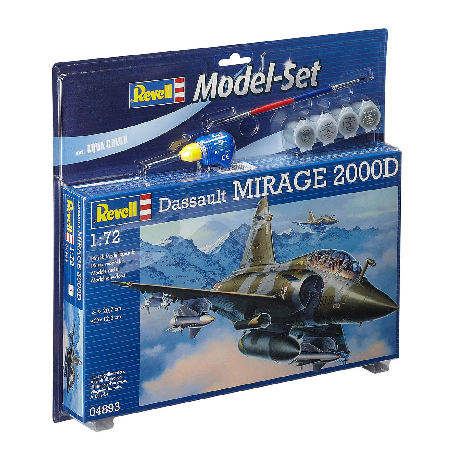 Сборная модель Revell Истребитель Mirage 2000D 64893 - фото 2