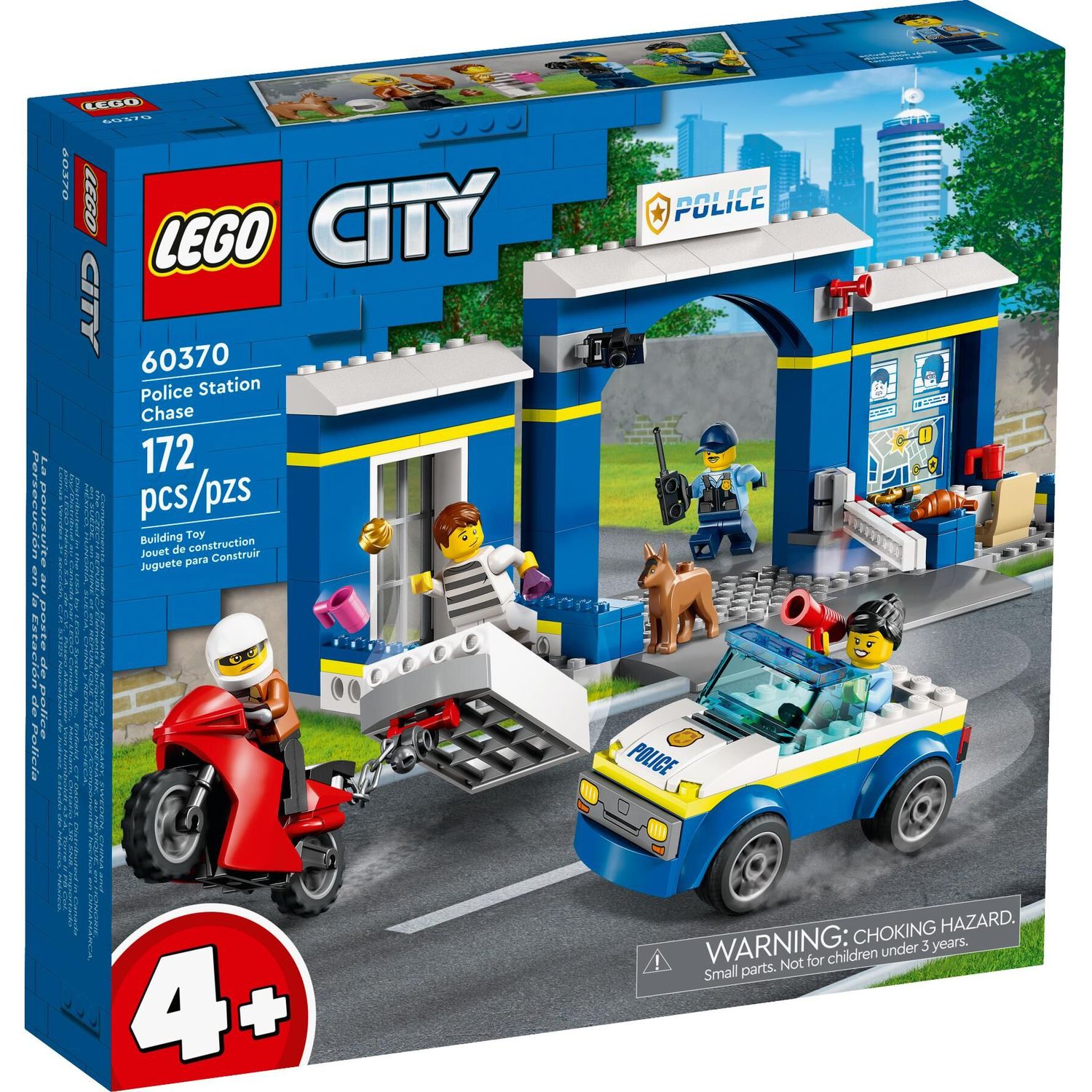 Конструктор LEGO City 60370 Побег из полицейского участка