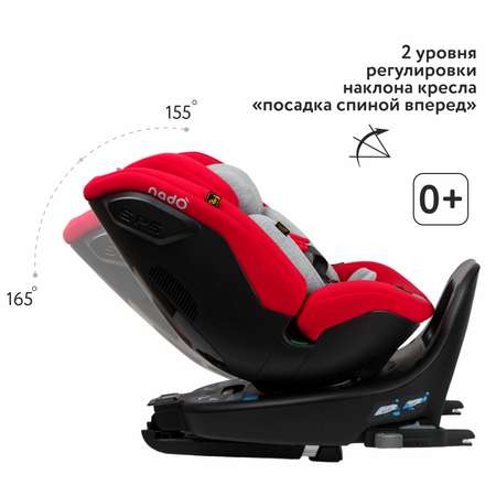 Автокресло nado Garnet red Isofix 0+/1/2 (0-25 кг)