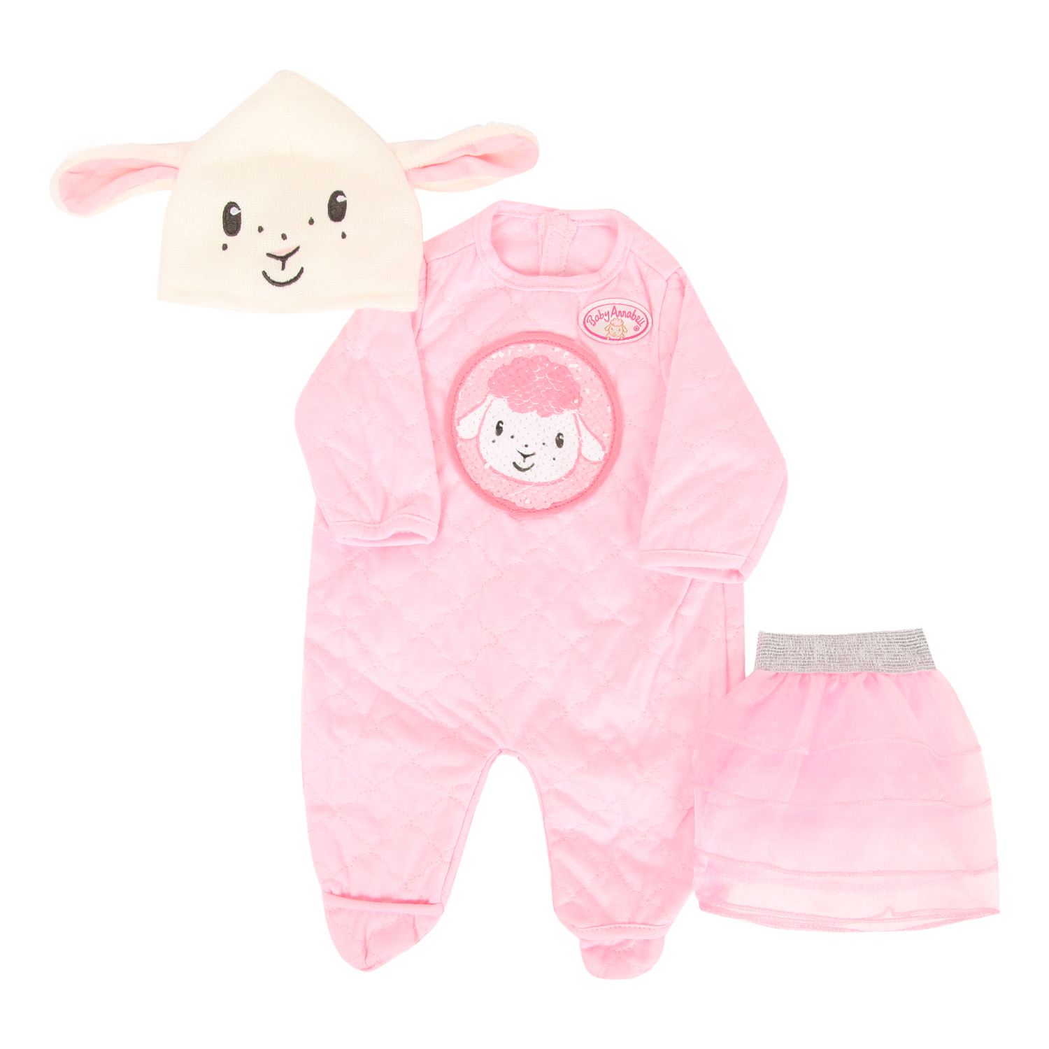 Одежда для кукол Zapf Creation Baby Annabell Делюкс с пайетками 703229  купить по цене 1699 ₽ в интернет-магазине Детский мир