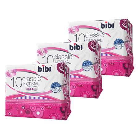 Прокладки Bibi Classic Normal Soft 3 упаковки