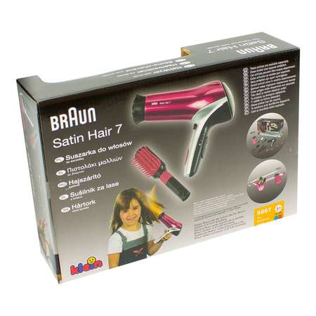 Игровой набор Klein Фен с щеткой Braun Satin Hair 7