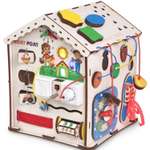Бизиборд Jolly Kids Развивающий домик со светом «Ферма»