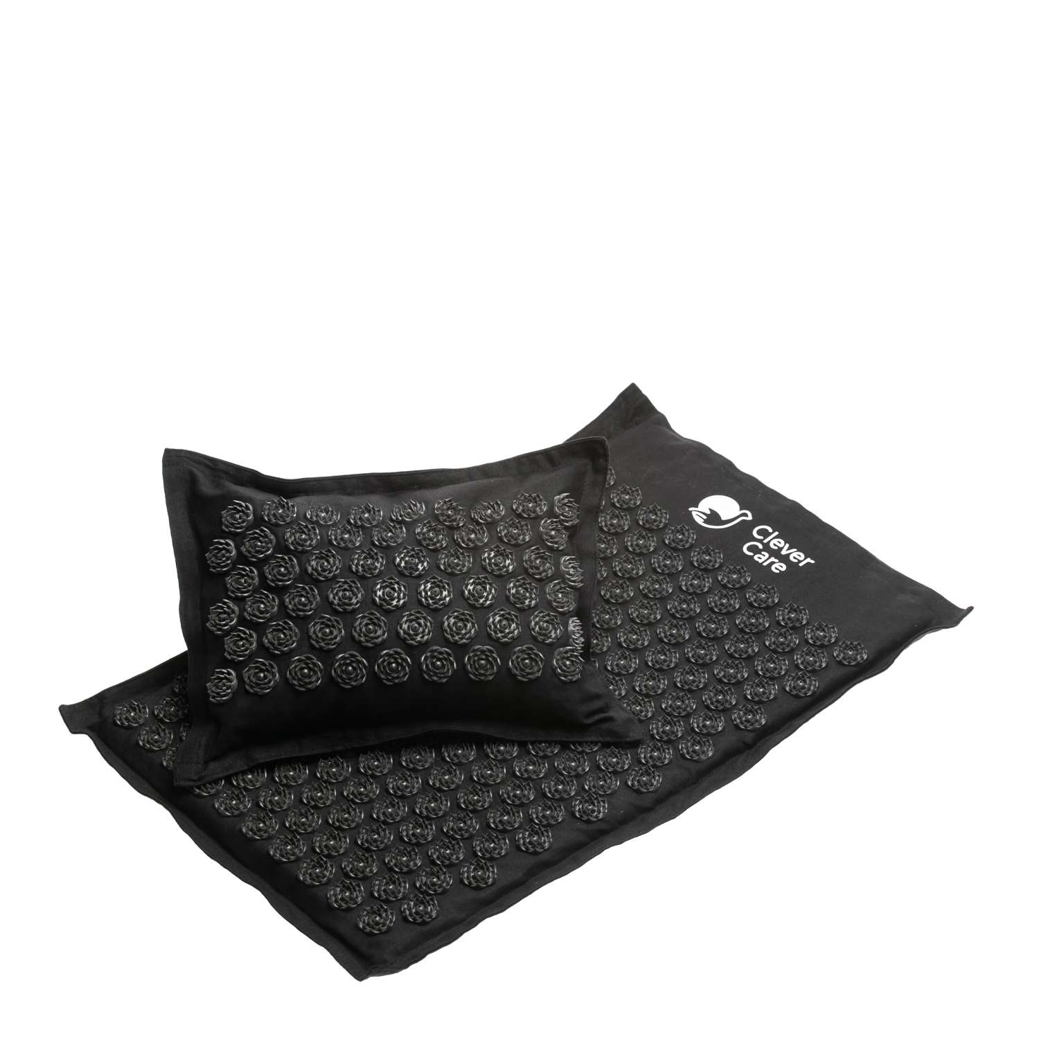 Набор CleverCare коврик и подушка акупунктурные с сумкой темно-серый - фото 2