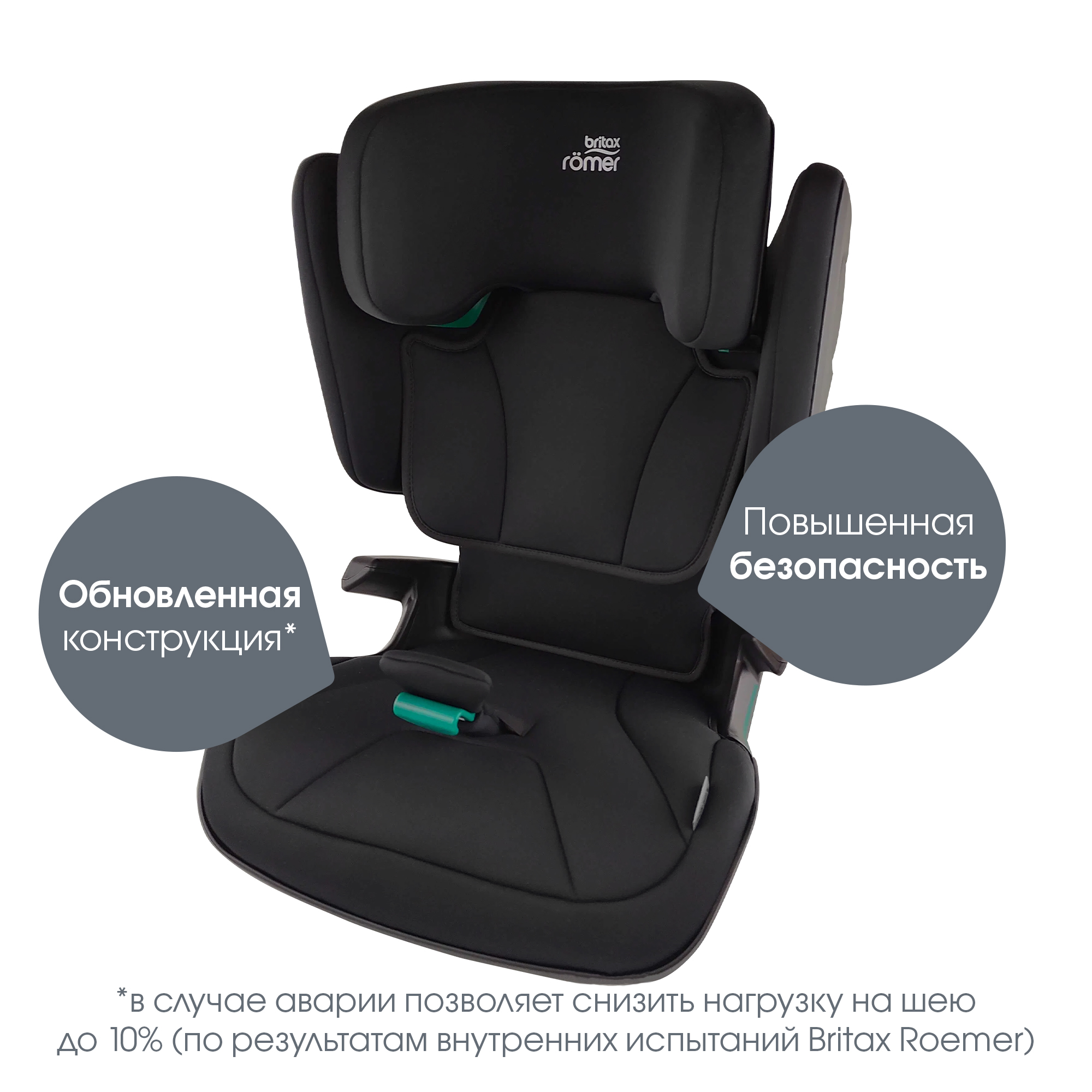 Автокресло Britax Roemer Kidfix Space Black Isofix 2/3 (15-36 кг) - фото 5