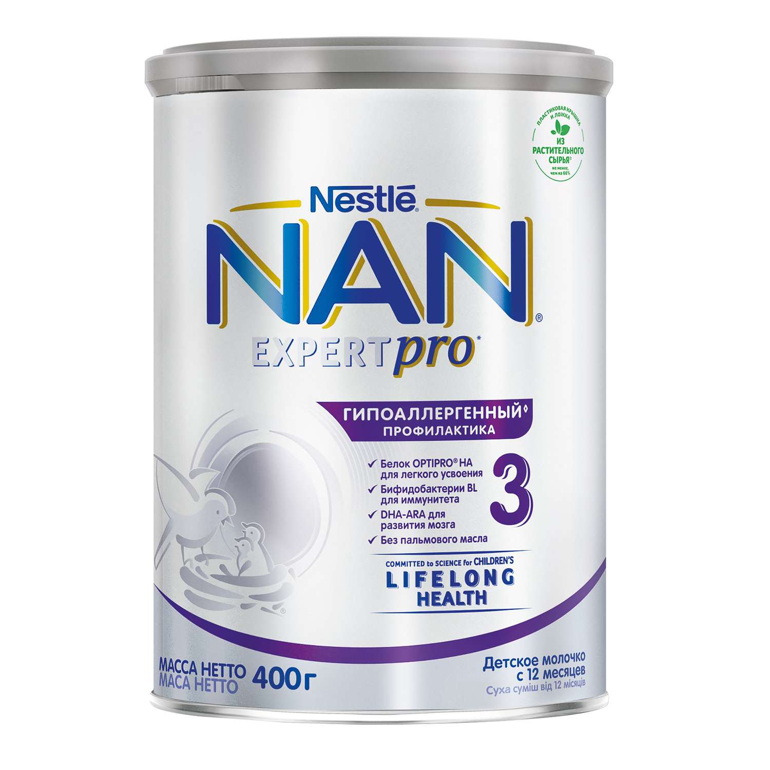 Смесь NAN 3 гипоаллергенный 400 г с 12 мес - фото 2