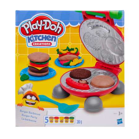 Набор для лепки Hasbro Play-Doh Бургер-гриль