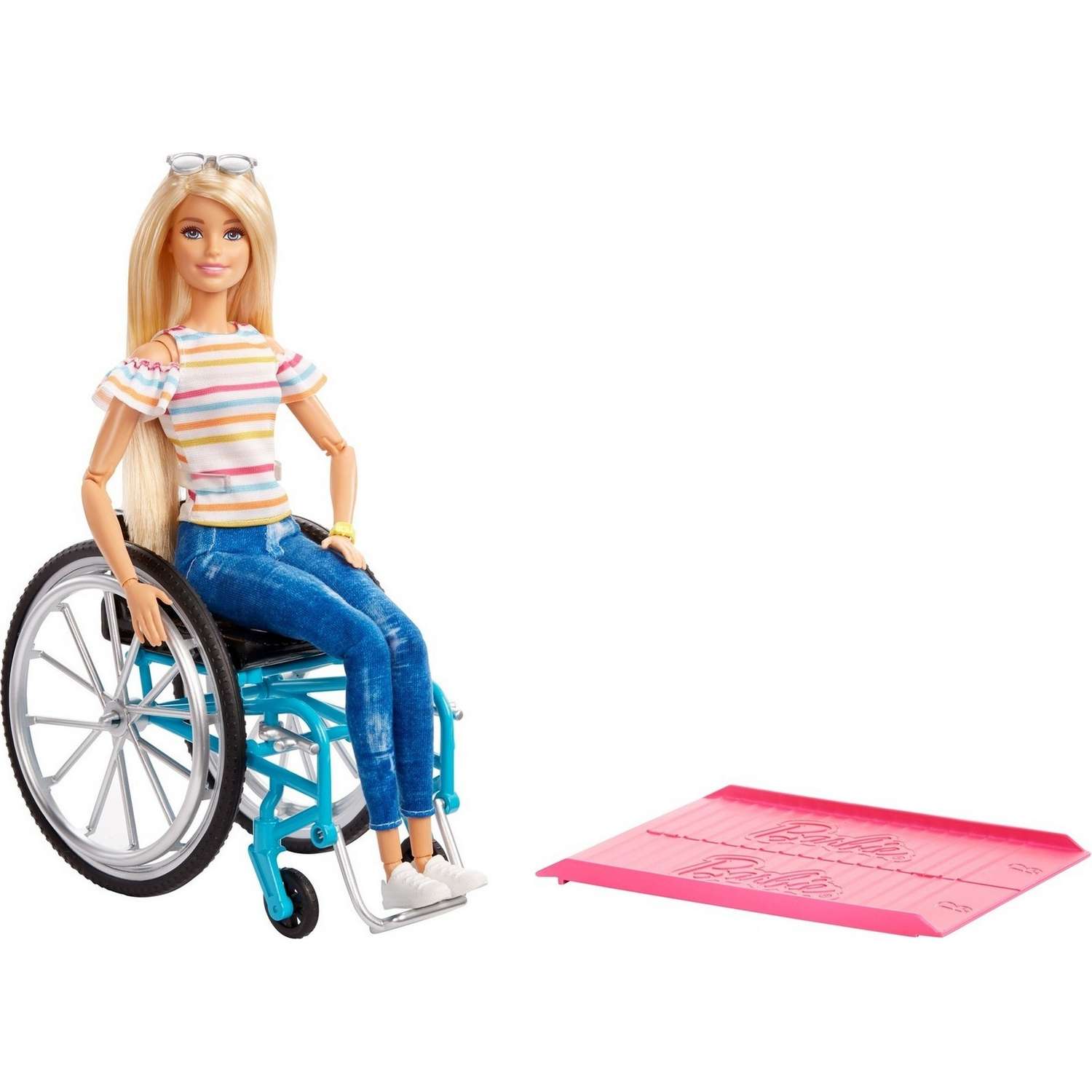 Кукла Barbie в инвалидной коляске GGL22 GGL22 - фото 1