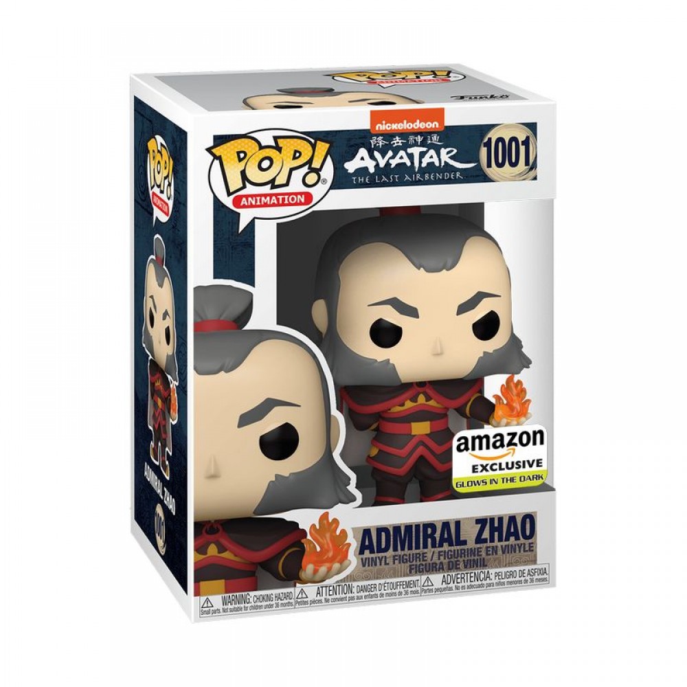 Funko Pop Avatar Admiral Zhao With Fireball Exclusive Многоцветный